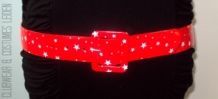 images/productimages/small/Speelse rode riem met witte sterretjes, belt, ceintuur, rood, red, stars.jpg